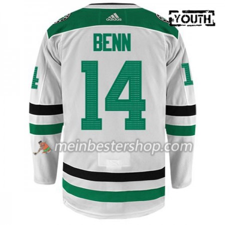 Dallas Stars JAMIE BENN 14 Adidas Weiß Trikot Authentic - Kinder
